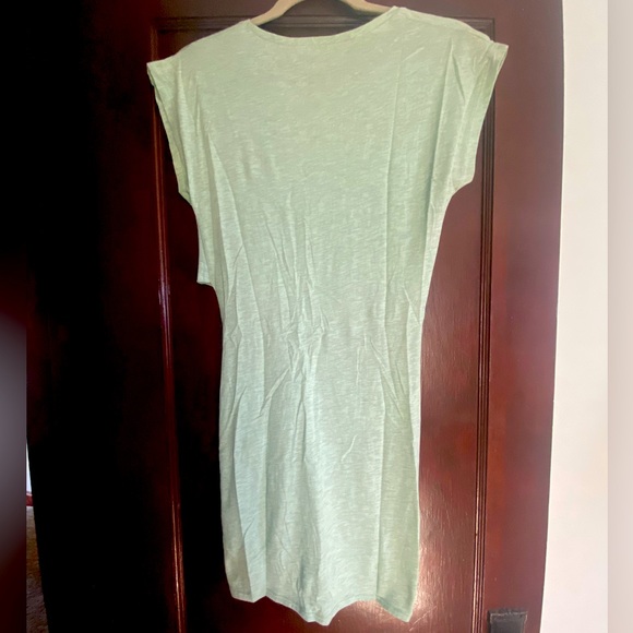Topshop Mint Green Cutout T-Shirt Dress - Picture 4 of 6